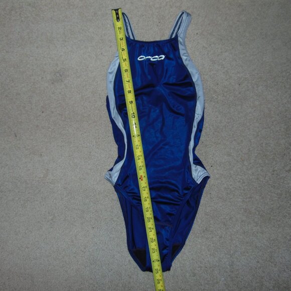 Orca Blue Silver Swimsuit 10 - Picture 7 of 8